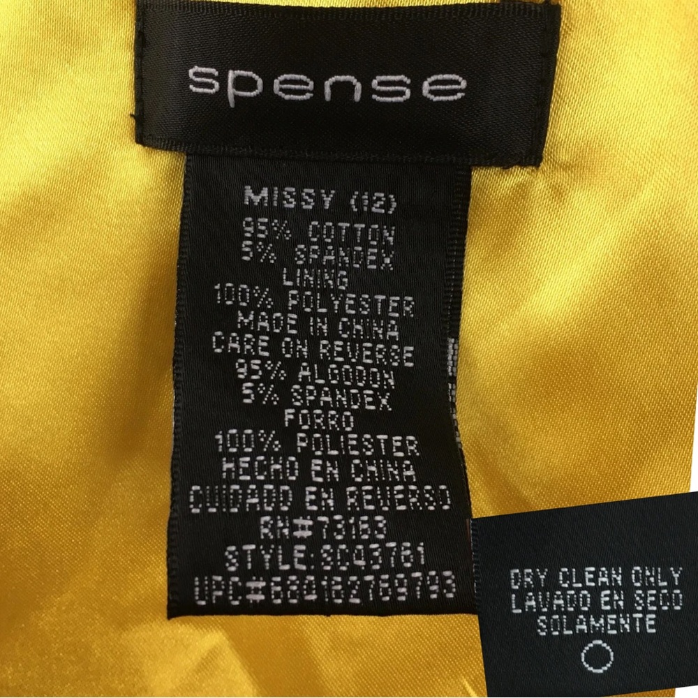 Spense Paisley Yellow and Green Cotton Surplice V-Neck Sleeveless Midi Dress 12 - Picture 14 of 16